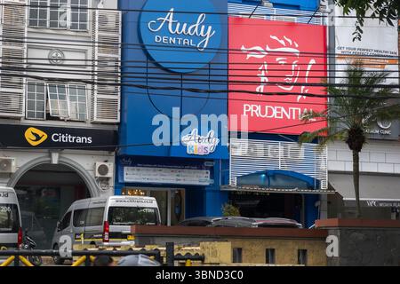 Jakarta, Indonésie - 30 janvier 2025 : bâtiment Prudential à Bintaro Jaya Banque D'Images