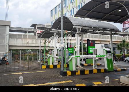 Jakarta, Indonésie - 30 janvier 2025 : parking à Bintaro Plaza Banque D'Images