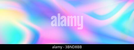 conception horizontale abstraite de texture holographique pastel pour le motif et l'arrière-plan. Illustration de Vecteur