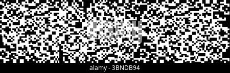 code qr noir horizontal sur blanc pour motif et arrière-plan, illustration vectorielle. Illustration de Vecteur