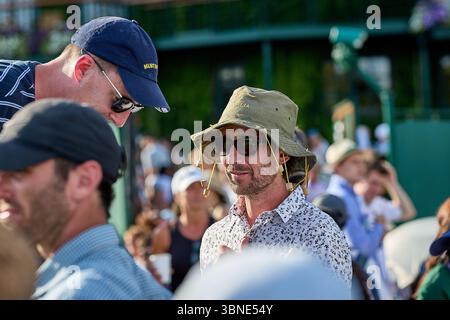 Londres, Londres, Grande-Bretagne. 1er juillet 2025. Impressions fans d'Australie lors des Championnats de Wimbledon, 1.7.2025 à Londres (All England Lawn Tennis and Croquet Club), Grande-Bretagne - photo : Mathias Schulz (crédit image : © Mathias Schulz/ZUMA Press Wire) USAGE ÉDITORIAL SEULEMENT ! Non destiné à UN USAGE commercial ! Banque D'Images