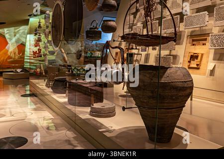 1 février 2025, Qatar Doha : diverses expositions au musée national du Qatar , doha, Banque D'Images