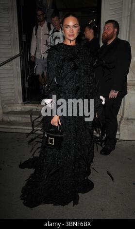 Nina Suess au défilé Richard Quinn de LFW s/s 2024, Andaz Liverpool Street, Liverpool Street, le samedi 16 septembre 2023 à Londres, Angleterre, Royaume-Uni. CAP/CAN ©CAN/Capital Pictures Banque D'Images