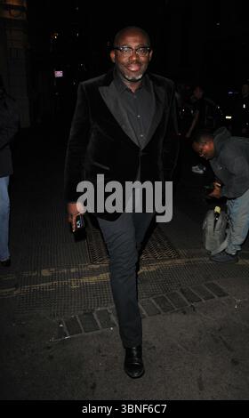 Edward Enninful au défilé Richard Quinn de LFW s/s 2024, Andaz Liverpool Street, Liverpool Street, le samedi 16 septembre 2023 à Londres, Angleterre, Royaume-Uni. CAP/CAN ©CAN/Capital Pictures Banque D'Images