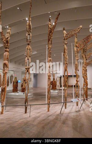 Michael C. Rockefeller Wing, Arts of Africa, the Ancient Americas, and Oceania, Metropolitan Museum of Art, New York City, États-Unis Banque D'Images