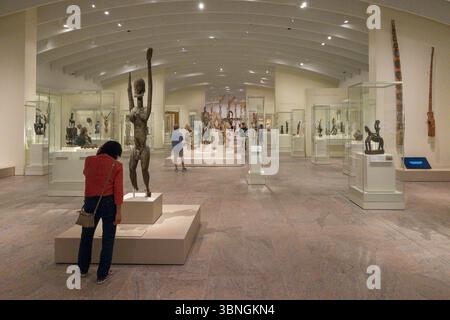 Michael C. Rockefeller Wing, Arts of Africa, the Ancient Americas, and Oceania, Metropolitan Museum of Art, New York City, États-Unis Banque D'Images