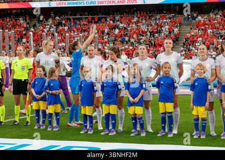 Bâle, Suisse. 03 juillet 2025. Suisse vs Norvège, Championnat d'Europe de football de l'UEFA à Bâle, Suisse, 02 juillet 2025 crédit : Agence photo indépendante/Alamy Live News Banque D'Images