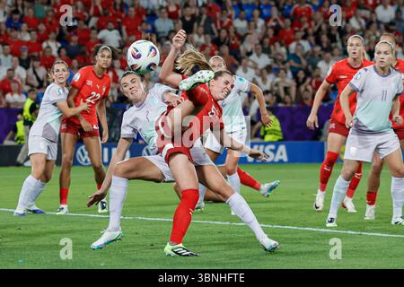 Bâle, Suisse. 03 juillet 2025. Suisse vs Norvège, Championnat d'Europe de football de l'UEFA à Bâle, Suisse, 02 juillet 2025 crédit : Agence photo indépendante/Alamy Live News Banque D'Images