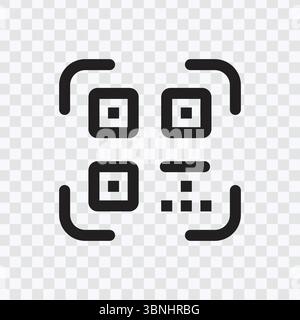 'Icônes de code QR - conceptions noir, jaune et bleu pour la numérisation numérique' Illustration de Vecteur