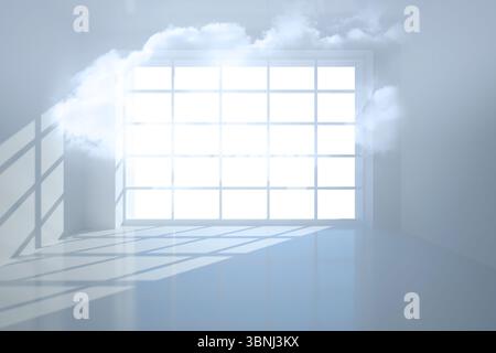 Prix avec nuage holographique Banque D'Images