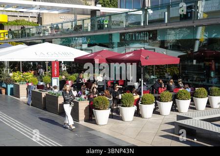 Restaurants et cafés à Southbank Centre, Londres Angleterre Royaume-Uni Royaume-Uni Banque D'Images