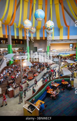 L'intérieur du pavillon terrestre d'Epcot dans le complexe Walt Disney World Resort en Floride. Banque D'Images