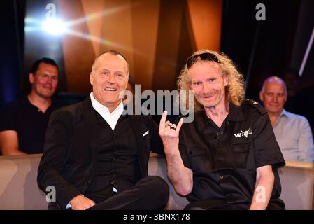 Joja Wendt und Holger Huebner zu Gast BEI der NDR Talk Show AM 4.07.2025 à Hambourg Banque D'Images