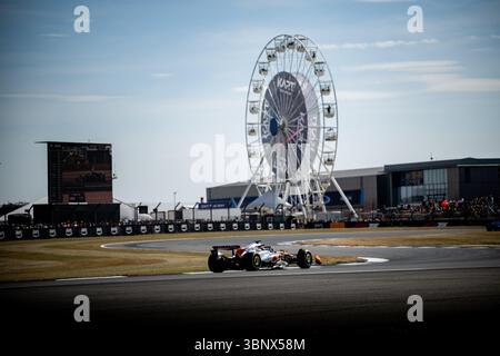 81 PIASTRI Oscar (aus), McLaren F1 Team MCL39, action lors de la 8ème manche du Championnat FIA de formule 2 2025 du 4 au 6 juillet 2025 sur le circuit de Silverstone, à Silverstone, au Royaume-Uni Banque D'Images