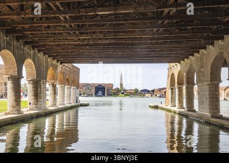 Venise Italie - 25 mai 2019 : vue panoramique de Venise depuis les quais de l'Arsenale, Venetie, Italie Banque D'Images