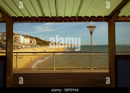 Boscombe Pier, Dorset Banque D'Images