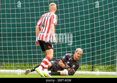ROTTERDAM, 05-07-2025, training ingsground Nieuw Terbregge, saison 2025/2026, Néerlandais Eredivisie football, Sparta Rotterdam - FC Dordrecht (amical), joueur de Sparta Rotterdam Filip Bednarek crédit : Pro Shots/Alamy Live News Banque D'Images