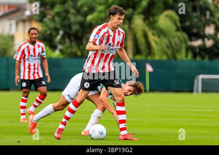 ROTTERDAM , 05-07-2025 , terrain d'entraînement Nieuw Terbregge , saison 2025 / 2026 , football néerlandais Eredivisie , Sparta Rotterdam - FC Dordrecht (amical), joueur de Sparta Nokkvi Thorisson Banque D'Images