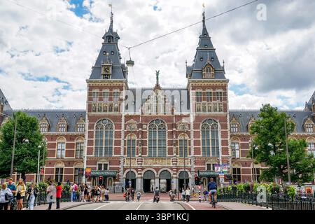 Rijksmuseum à Amsterdam, pays-Bas Banque D'Images