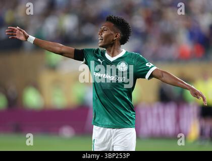 Philadelphie, États-Unis. 4 juillet 2025. Estêvão de Palmeiras lors de la Coupe du monde des clubs se Palmeiras vs Chelsea au Lincoln Financial Field, Philadelphie. Le crédit photo devrait se lire comme suit : David Klein/Sportimage crédit : Sportimage Ltd/Alamy Live News Banque D'Images