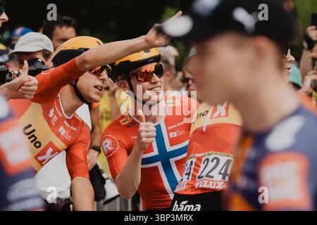 2025 Tour de France crédit image : PelotonPix / Dave Dodge Photography Banque D'Images