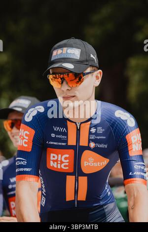 2025 Tour de France crédit image : PelotonPix / Dave Dodge Photography Banque D'Images