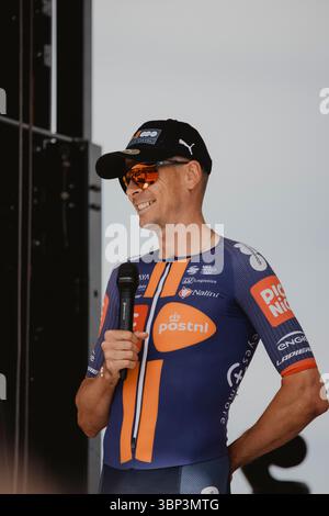 2025 Tour de France crédit image : PelotonPix / Dave Dodge Photography Banque D'Images