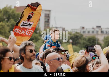 2025 Tour de France crédit image : PelotonPix / Dave Dodge Photography Banque D'Images