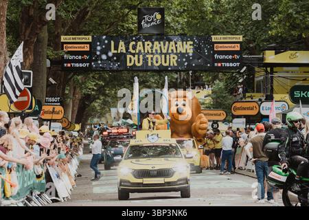 2025 Tour de France crédit image : PelotonPix / Dave Dodge Photography Banque D'Images