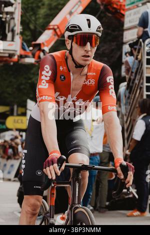 2025 Tour de France crédit image : PelotonPix / Dave Dodge Photography Banque D'Images