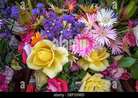 Bouquet floral ; Royaume-Uni Banque D'Images