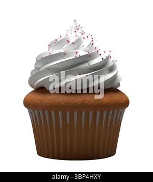 Rendu 3D minimaliste dans un rendu doux et lisse Banque D'Images