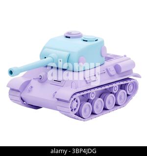 Rendu 3D minimaliste dans un rendu doux et lisse Banque D'Images