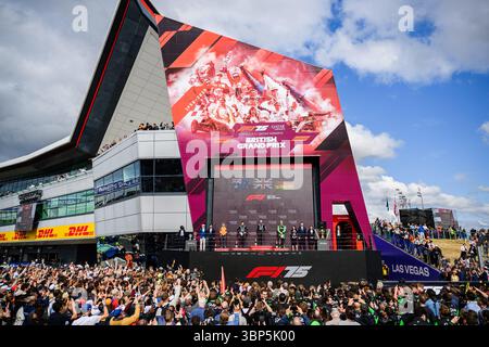 TOWCESTER, ROYAUME-UNI. 06 juillet : en course de dimanche lors du Qatar Airways British Grand Prix 2025 au circuit de Silverstone le dimanche 06 juillet 2025 à TOWCESTER, ANGLETERRE. Crédit : Taka G Wu/Alamy Live News Banque D'Images
