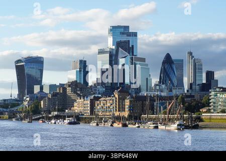 Les gratte-ciel de la ville de Londres, le quartier des affaires Square Mile à Londres, Angleterre, Royaume-Uni Royaume-Uni Banque D'Images