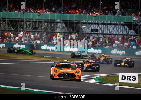 Lors du Grand Prix de Grande-Bretagne de formule 1 Qatar Airways 2025, 12ème manche du Championnat du monde de formule 1 FIA 2025 du 4 au 6 juillet 2025 sur le circuit de Silverstone, à Silverstone, au Royaume-Uni Banque D'Images