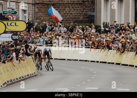 2025 Tour de France crédit image : PelotonPix / Dave Dodge Photography Banque D'Images