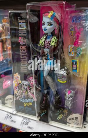 Le magasin Target à Herald Square offre une large gamme de jouets, 2025, New York City, États-Unis Banque D'Images