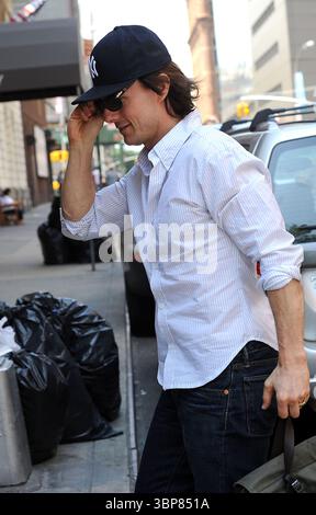 Tom Cruise Out and About à New York - 08 août 2011 Banque D'Images