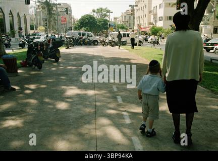 Attentat à la bombe dans un bus le 19 septembre 02 Banque D'Images