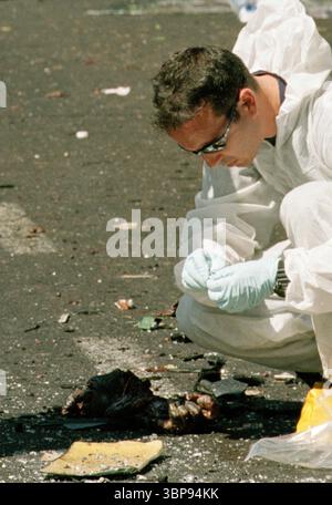 Attentat suicide 9/19/02 Banque D'Images