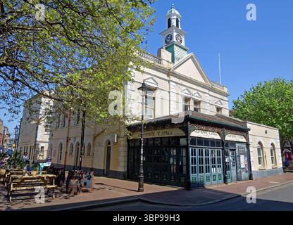 Royaume-Uni, Kent, Thanet, Margate, Market place, mairie. Banque D'Images