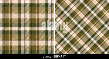 Motifs tartan et plaid classiques dans des tons de terre. Design textile intemporel pour les arrière-plans, les vêtements, l'artisanat et la décoration intérieure. Tex traditionnel polyvalent Illustration de Vecteur