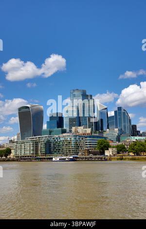 Immeubles de bureaux de la ville de Londres skyline, Londres, Angleterre Banque D'Images