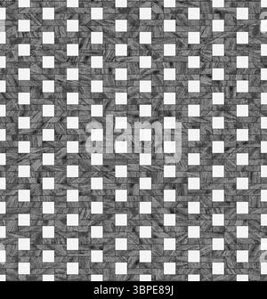 Motif géométrique sans couture créant des carrés imbriqués en gris et blanc Banque D'Images