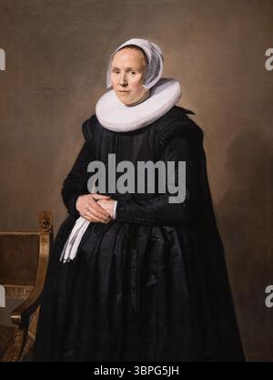 Frans Hals, 'Portrait de Feyntje van Steenkiste' 1635 peinture. Peintre néerlandais de l'âge d'or travaillant à Haarlem, alias Frans Hals l'ancien, 1580-1666 Banque D'Images