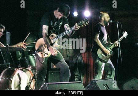 Midwest punk, pop et metal groupes jouant de la musique live Banque D'Images
