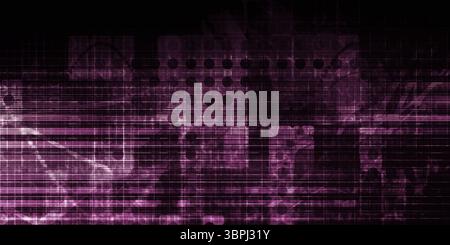 Système de santé numérique et logiciel Technologie corps comme concept Banque D'Images