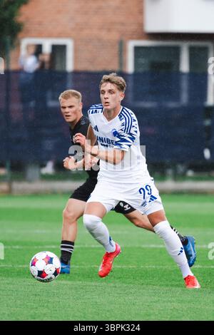 Copenhague, Danemark. 08 juillet 2025. Hunor Nemeth (28 ans) du FC Copenhague vu lors d'un match de pré-saison entre le FC Copenhague et le FC Fredericia au 10ern du centre d'entraînement du FC Copenhague à Frederiksberg, Copenhague. Crédit : Gonzales photo/Alamy Live News Banque D'Images