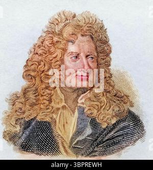 Nicolas Boileau alias Despreaux oder Boileau-Despreaux, (geb. 1. Novembre 1636 à Paris, Gest. 13. März 1711 ebenda) War ein Französischer Autor Banque D'Images